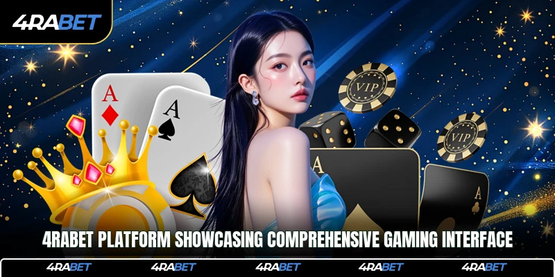 4rabet platform showcasing comprehensive gaming interface