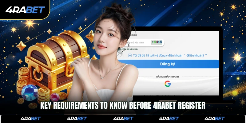 Key requirements to know before 4rabet register